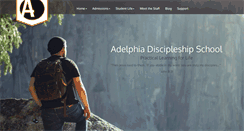 Desktop Screenshot of adelphiaschool.com